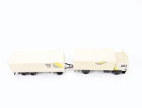 Herpa H0 Modellauto LKW MAN Lastzug Pritsche-Plane "F90 Supertruck" 1:87