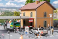 Faller H0 130783 Gebäude-Bausatz Grenzkontrollstelle Posten mit Schranken 1:87