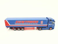 Herpa H0 301848 Modellauto LKW MB Pritsche-Planensattelzug "SüdtransSpedition"