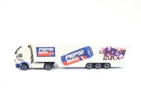 Herpa H0  Modellfahrzeug LKW MB SK94 Koffer-Sattelzug "Pepsi Max" 1:87