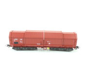 Fleischmann H0 5387 Güterwagen Teleskophaubenwagen mit Coils 487 6 001-7 DB