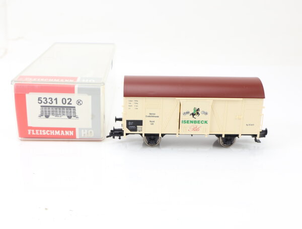 Fleischmann H0 5331 02 gedeckter Güterwagen Bierwagen "ISENBECK Pils" MEH NEM