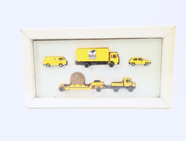 Wiking H0 84668 Modellauto Set 500 Jahre Post 4-tlg. 1:87 / OVP