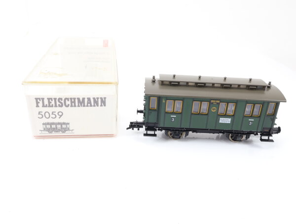 Fleischmann H0 5059 Personenwagen 3. Klasse Nebenbahn 050196 DRG