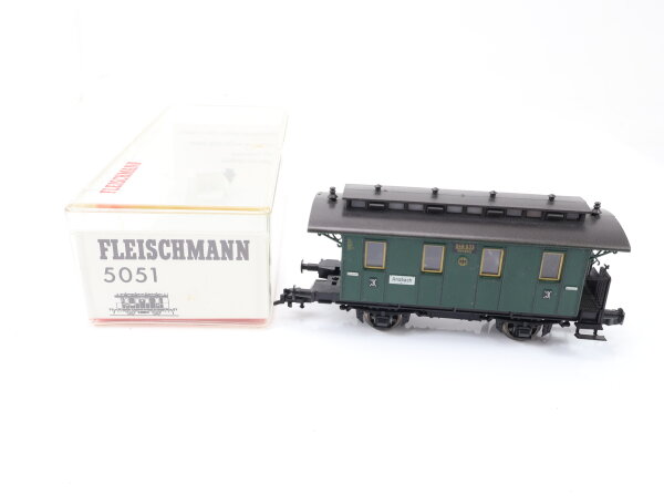 Fleischmann H0 5051 Personenwagen Lokalbahn Abteilwagen 049 033 DRG