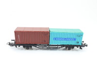 Lima H0 Güterwagen Containertragwagen Kühne/Cti-Container 042 9 032-4 DB