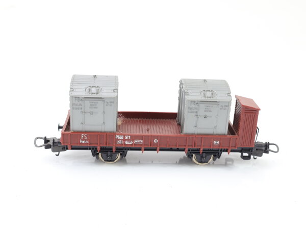 Lima H0 Güterwagen Niederbordwagen mit Bremserhaus P660 513 FS