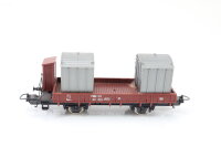 Lima H0 Güterwagen Niederbordwagen mit Bremserhaus...