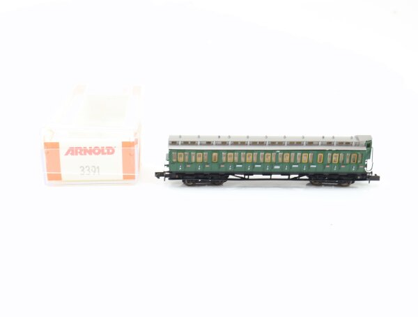 Arnold N 3391 Personenwagen mit Bremserhaus 3. Klasse 2709 K.P.E.V. / OVP
