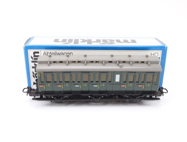 Märklin H0 4004 Personenwagen 2. Klasse 330 Stg grün / Licht