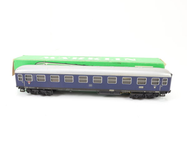 Märklin H0 4027 Personenwagen D-Zug 1. Klasse 11853 Stg DB blau / Blech Licht