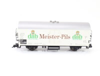 Fleischmann H0 5342 gedeckter Güterwagen Bier/Kühlwagen "DAB" Meister Pils DB