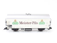 Fleischmann H0 5342 gedeckter Güterwagen Bier/Kühlwagen "DAB" Meister Pils DB