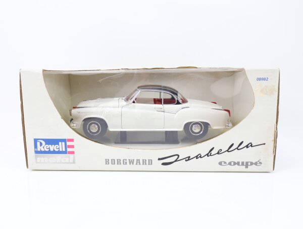 Revell 08982 Modellauto PKW Borgward Isabella Coupe weiß / 1:18 OVP