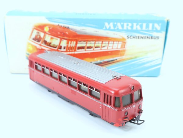 Märklin H0 3016 Dieseltriebzug Schienenbus rot BR 959 189 DB / OVP