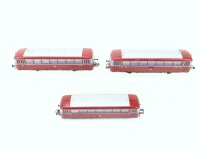 Roco H0 43018 43019 Dieseltriebzug 3-tlg. Schienenbus m. Beiwagen BR 98 DB / OVP