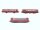 Roco H0 43018 43019 Dieseltriebzug 3-tlg. Schienenbus m. Beiwagen BR 98 DB / OVP