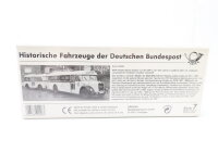 Brekina H0 Serie 7 Modellauto Bus Postbus MAN MKN 630 mit Orion-Anhänger 1:87
