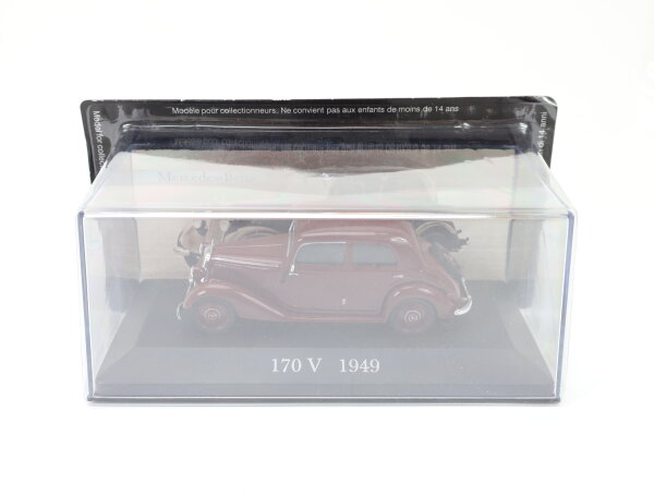 De Agostini Modellauto PKW Mercedes-Benz 170 V (1949) / 1:43 OVP