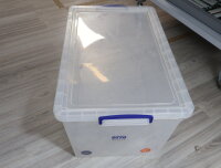Aufbewahrungsbox Kunststoffbox 83 Liter mit Klappdeckel