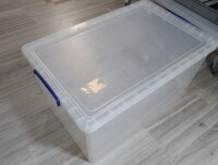 Aufbewahrungsbox Kunststoffbox 83 Liter mit Klappdeckel