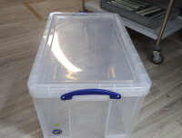Aufbewahrungsbox Kunststoffbox 84 Liter mit Klappdeckel