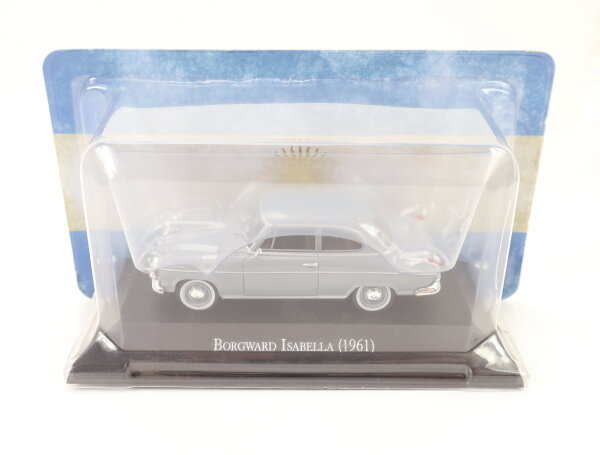 De Agostini IXO Modellauto PKW Borgward Isabella (1961) grau 1:43 OVP