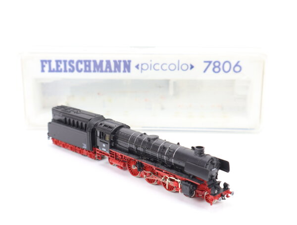 Fleischmann N 7806 Dampflok Schlepptenderlok mit Öltender BR 01 1100 DB / OVP