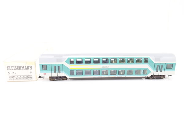 Fleischmann H0 5121 K Personenwagen Doppelstockwagen 50 80 36-35 009-0 DB NEM