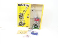 Märklin H0 7051 elektrischer Kran Drehkran m. Hebemagnet u. Stellpult / OVP