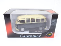 Hongwell Cararama Modellauto Bus VW T1 Samba Bus + TOW Bar 1:43 OVP
