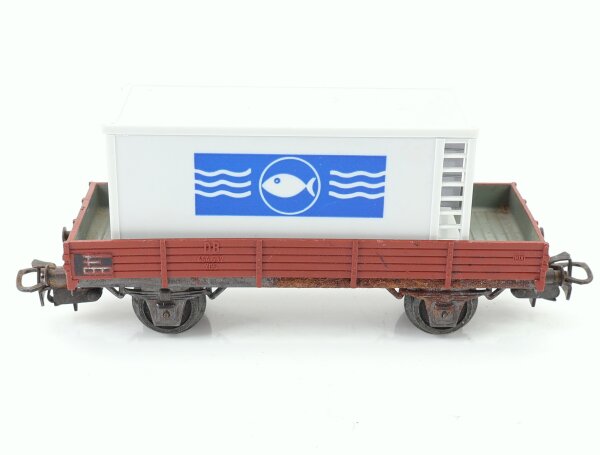 Märklin H0 4503 305 offener Güterwagen Niederbordwagen 464 637 X05 braun DB