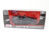 Maisto 31206 Modellauto PKW Mercedes-Benz SLK-C Cabrio mattschwarz / 1:24 OVP