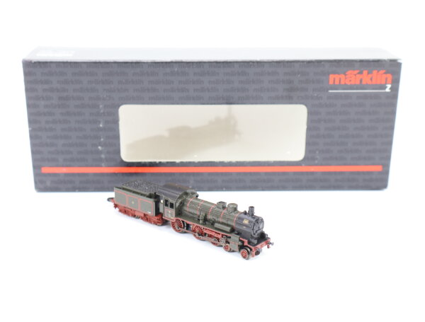 Märklin mini-club Spur Z 88994 Dampflok Schlepptenderlok BR 2458 K.P.E.V. / OVP