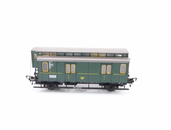 Fleischmann H0 5050 Personenwagen Postwagen Ansbach 1117 Nür grün