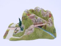 Busch H0 3018 Bergtunnel mit Bahnübergang gerade...