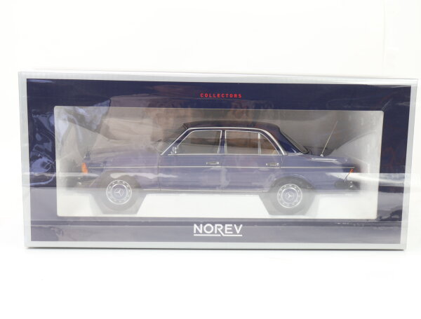 Norev 183710 Modellauto PKW Mercedes-Benz 200 (1982) blau / 1:18 OVP