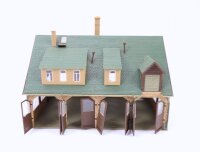 Vollmer H0 20745 Gebäude Feuerwehr Fahrzeughalle...