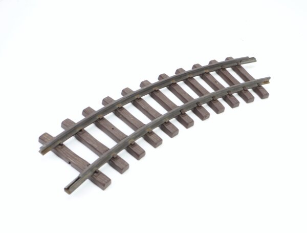LGB Spur G 1100 Gleismaterial Gleis Vollprofil gebogen R=600 mm schwarze Schiene