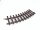 LGB Spur G 1100 Gleismaterial Gleis Vollprofil gebogen R=600 mm schwarze Schiene