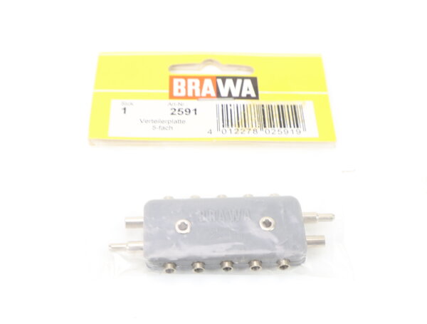 Brawa 2591 Verteiler Verteilerplatte Verteilerleiste 5-fach ovp