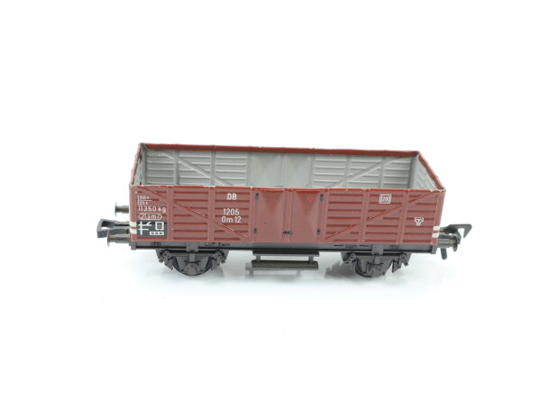 Fleischmann H0 1205 offener Güterwagen Mittelbordwagen Om 12 DB / Blech