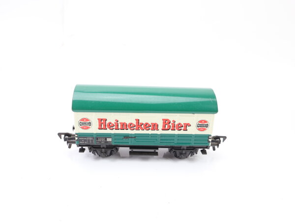 Fleischmann H0 gedeckter Güterwagen "Heineken Bier" 280785 NS / Blech