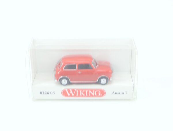Wiking H0 0226 05 Modellauto PKW Austin 7 rot 1:87 OVP