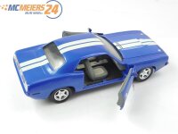 Ertl Modellauto PKW Plymouth Cuda 1970 blau 1:18 E577