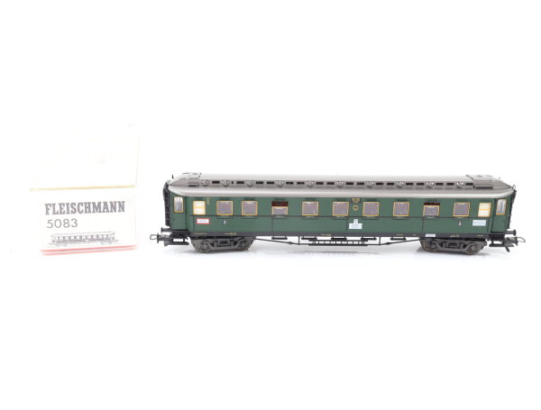 Fleischmann H0 5083 Personenwagen Schnellzugwagen Abteilwagen 3.Kl.  18 136 DRG