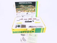 Minitrix N aus 51 1058 00 Güterzug 4-tlg. mit Gleismaterial und Trafo / defekt