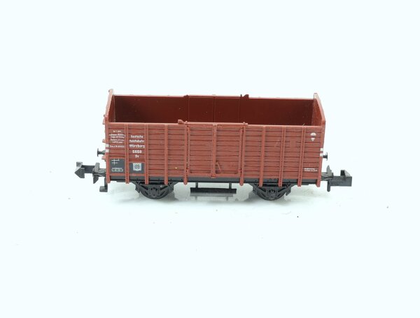 Minitrix N 3211 offener Güterwagen Hochbordwagen 5658 DR
