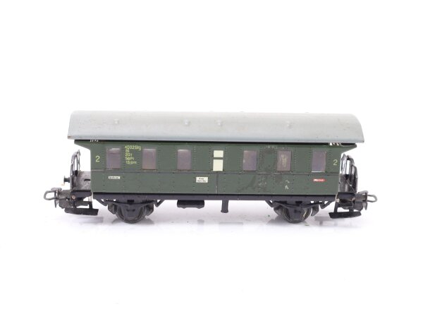 Märklin H0 4002 Personenwagen Donnerbüchse 2. Klasse Bi grün / Blech