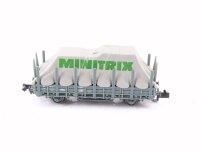 Minitrix N Güterwagen Rungenwagen mit Plane 07 272-4 SBB
